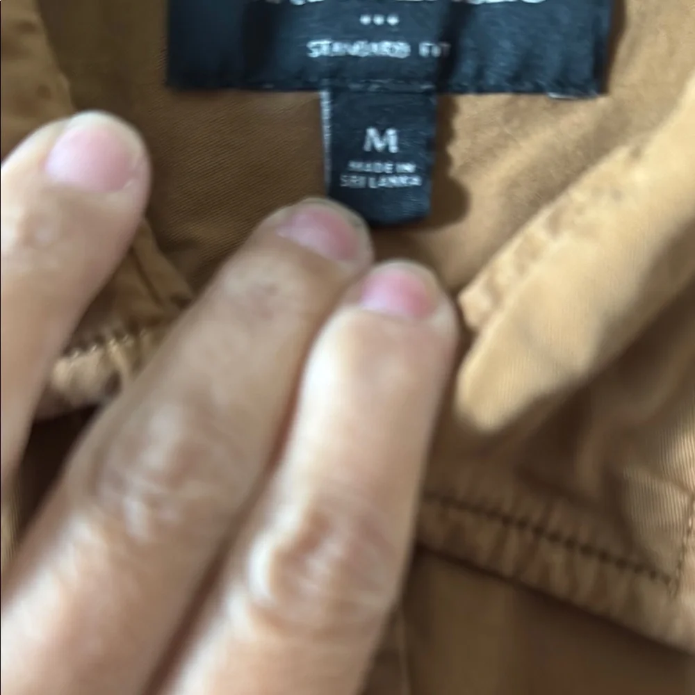 Brown Button-Up Shirt